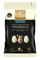 White chocolate coated Almonds with Coconut