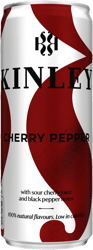 Kinley Sour Cherry and Black Pepper Flavoured Carbonated Soft Drink with Sugar and Sweeteners