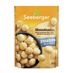 Seeberger Macadamia Nuts, Chopped, Salted 80 g
