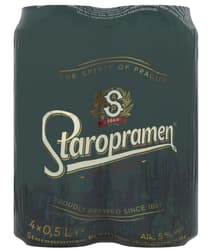 Staropramen doboz 0,5l x 4 shrink