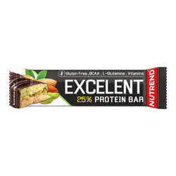 Nutrend Excelent Fehérjeszelet mandula-pisztácia