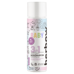 Herbow bambino 3-in-1 fabric softener and conditioner laundry perfume concentrate with fruity garden raspberry scent 200 ml