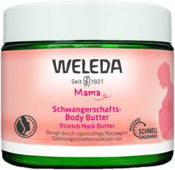 WELEDA Natural Anti-Stretch Mark Body Butter for Expectant Mothers 150 ml