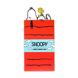 Peanuts Snoopy & Woodstock Flip Open Shaped Memo Pad