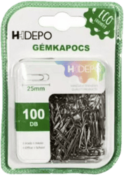 Gémkapocs 25 mm 100 db