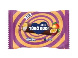 Mizo Túró Rudi, mangó-maracuja, étcsokoládés (5x45 g)