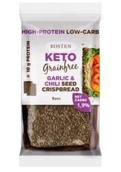 Rosten Glutenfree Keto High Protein Garlic&Chili Crispbread