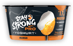 Stay Strong layered mango yogurt