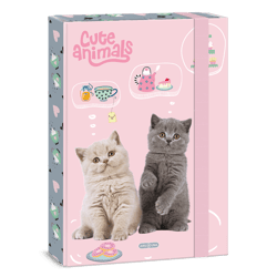 Ars Una A/4 füzetbox Cute animals-Tea party (5532)