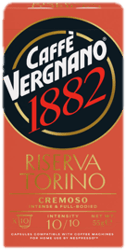 Caffe Vergnano Riserva Torino Cremoso medium roasted coffee bean