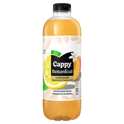 Cappy Botanical szénsavmentes citromos üdítőital sárgabaracklével és narancsvirág-kivonattal