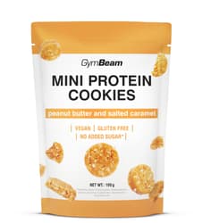 Mini Protein Cookies - GymBeam - peanut butter salted caramel