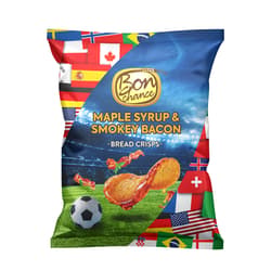 Bon Chance kenyérchips Maple Syrup & Smokey Bacon ízű