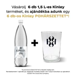 Kinley Tonic Water tonikízű szénsavas üdítőital