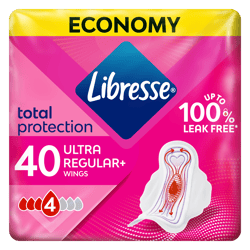 Libresse Ultra+ szárnyas egészségügyi betét