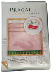 Prague style ham fried with sliced shielding gas