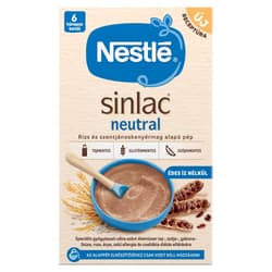 Nestlé Sinlac Zero rice and carob seed based pulp