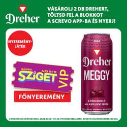 Dreher Meggy - a mixture of light beer and cherry flavoured drink 4%