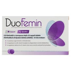 DuoFemin dietary supplement tablets with vitamins, minerals and herbs 28x+28x