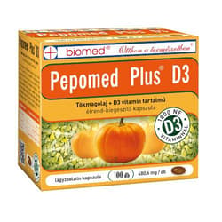 Biomed Pepomed Plus vitamin D3 capsules 100x