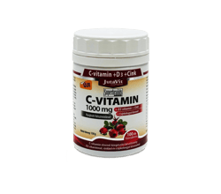 JutaVit C-vitamin 1000 mg Forte + D3 + Cink + Csipkebogyó filmtabletta 100 db
