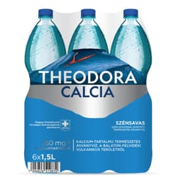 Theodora Calcia Kékkúti szén-dioxiddal dúsított természetes ásványvíz multipack (6x1.5 l)