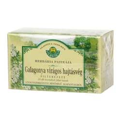 HERBÁRIA filteres borítékolt galagonya tea 20x1g