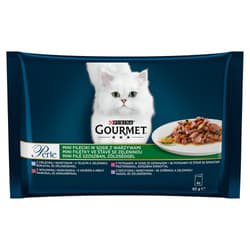 Gourmet Perle Mini Fillet in Sauce, Vegetable Complete Cat Food