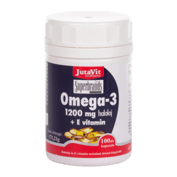 JutaVit Omega-3 1200 mg capsules + vitamin E 100x