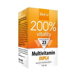 BioCo 200% Vitality Multivitamin Dupla filmtabletta 100 db