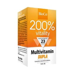 BioCo 200% Vitality Multivitamin Dupla filmtabletta 100 db