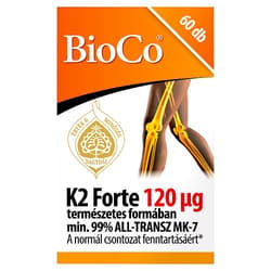 BioCo K2 Forte 120 µg tabletta 60 db