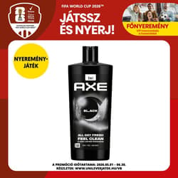 AXE Black tusfürdő, 700 ml