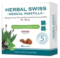 Herbal Swiss Medical pasztilla 24 db