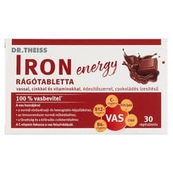 Dr.Theiss Iron Energy chewable tablets chocolate 30 pcs