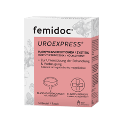 Uroexpress Femidoc D-mannose powder for urinary tract complaints in sachets 14 pcs
