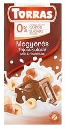 MILK CHOCOLATE WITH HAZELNUTS AND ELNUTS AND
SWEETENER