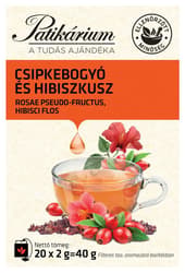 Patikárium Csipkebogyó és Hibiszkusz tea filteres 20 db