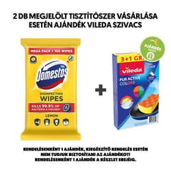 DOMESTOS hygienic wipes, Lemon, disinfectant
