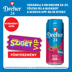 Dreher 24 Málna ízű ital és alkoholmentes világos sör keveréke