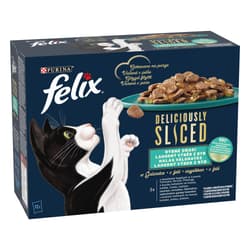FELIX DELICIOUSLY SLICED Fish Selection in Jelly 12x80g