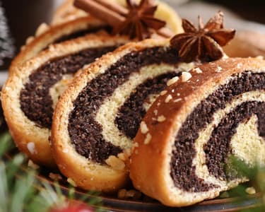 Cukormentes mákos bejgli