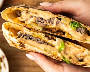 Cheeseburger Crunch Wrap