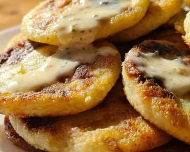 Potato pancakes from boiled potatoes