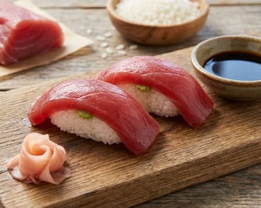 Maguro nigiri - tuna nigiri