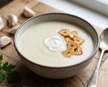 Fokhagymakrémleves