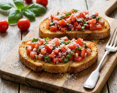 Paradicsomos bruschetta