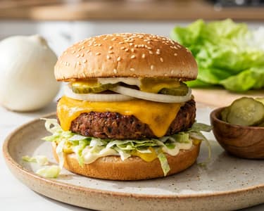 Vegaburger vegetáriánusoknak