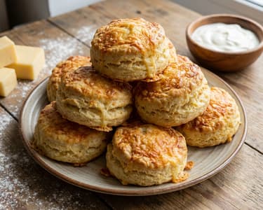 Tejfölös-sajtos pogácsa kelesztés nélkül