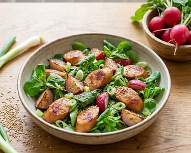 Ínyenc virslisaláta